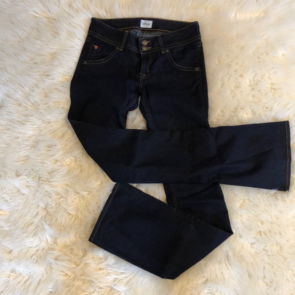 Hudson boot cut dark wash jeans
